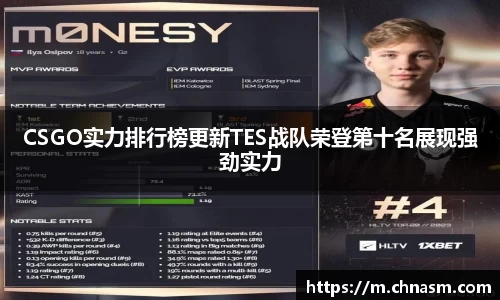 CSGO实力排行榜更新TES战队荣登第十名展现强劲实力